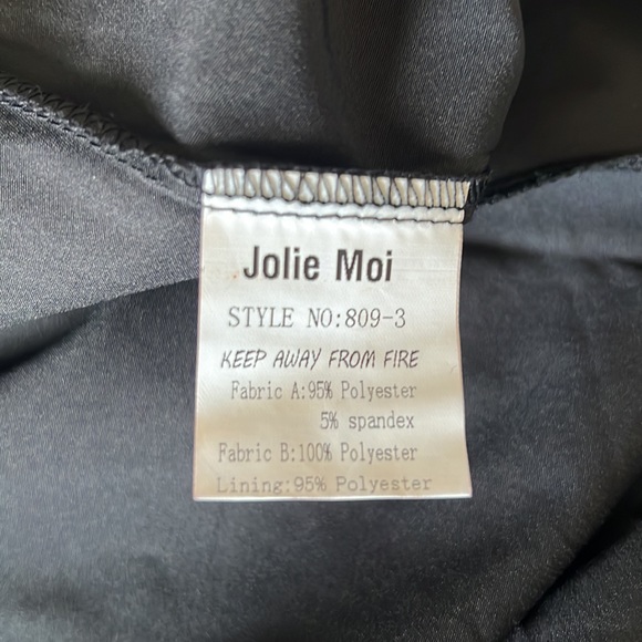 NWT Jolie Moi Lace Bodice Pleated Dress - Picture 12 of 12